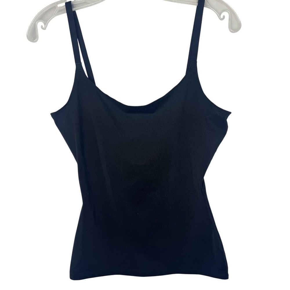 Spanx Sara Blakely Black Shapewear Camisole Adjustable Strap Tank Top XL